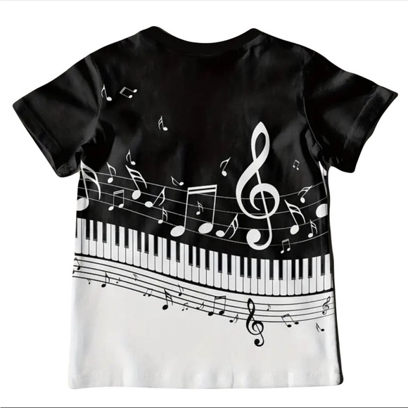 Men’s Musical Piano T-Shirt, XXL (44) - Picture 4 of 6